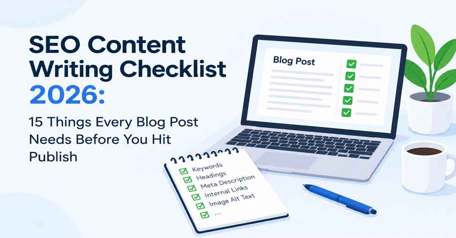 SEO Content Writing Checklist 2026 – HubSol Professional SEO Services in Pakistan