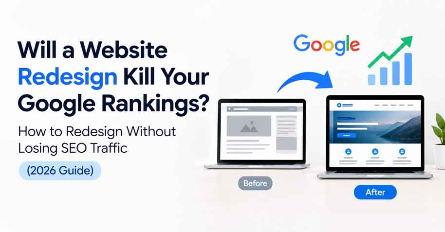Website redesign SEO guide to protect Google rankings by HubSol