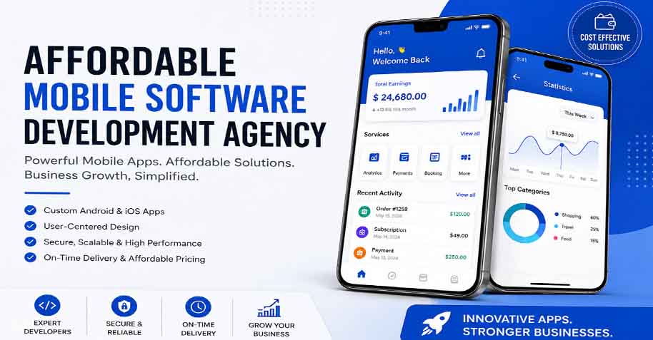 Affordable Mobile Software Development Agency Creating Modern Mobile Applications