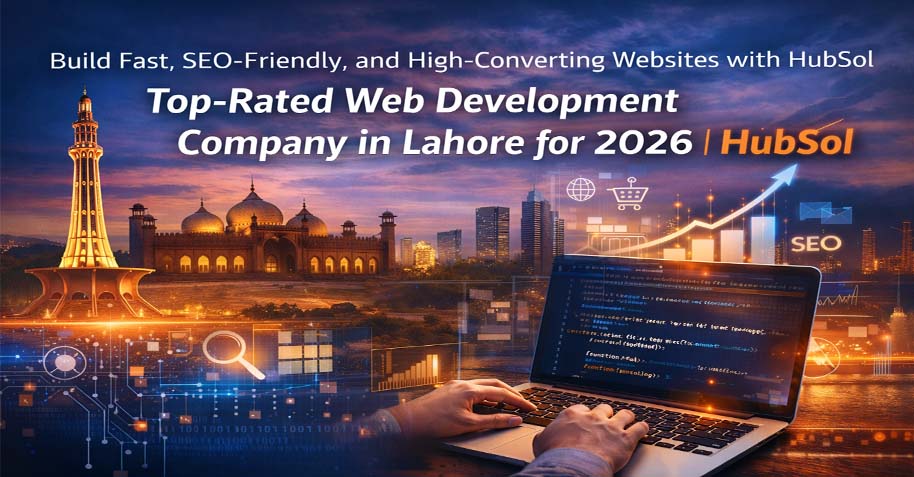HubSol Web Development Services Lahore 2026