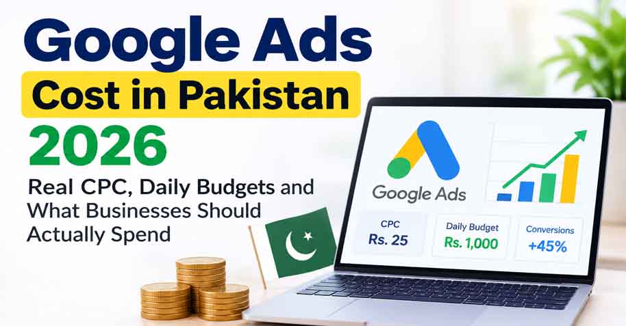 Google Ads Cost in Pakistan 2026 – CPC and daily budget guide by HubSol