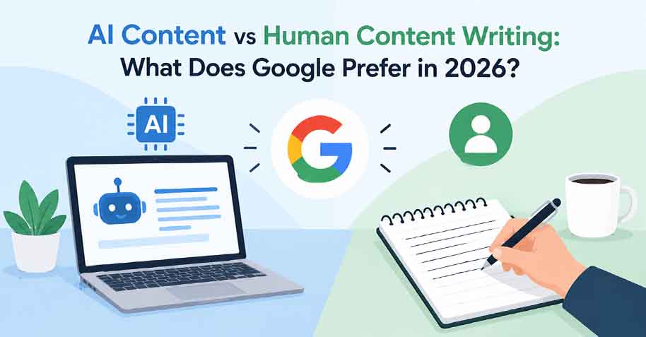 AI Content Writing vs Human Content Writing Comparison 2026 by HubSol